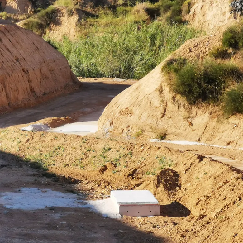 Recolector en el vaso de Escombrera CH